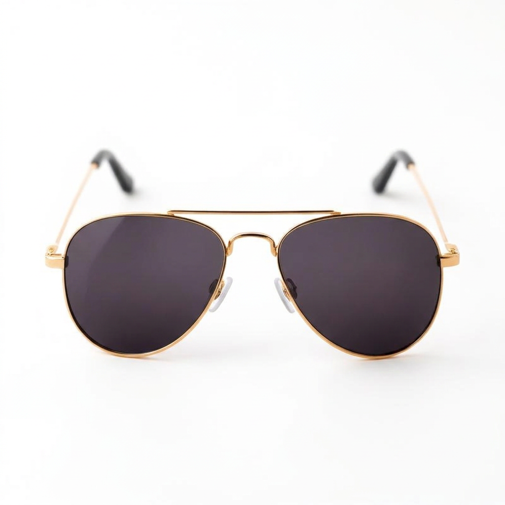 Aeron · Pilot · Gold-Smoke · Metal · Aviator · Sunglasses